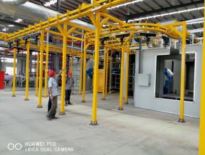 名爵汽車(chē)噴漆流水線